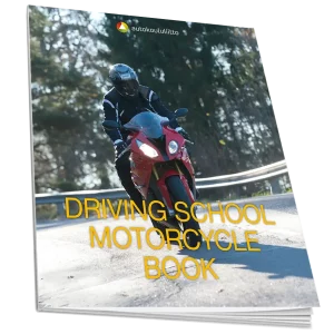 Driving school motorcycle book